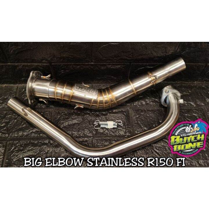 HAA- BIG ELBOW RAIDER150 CARB/FI PURE STAINLESS (DAENG EMBLEM | Lazada PH