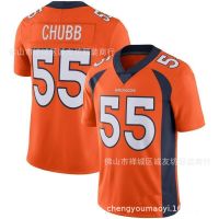 ♚ NFL Football Jersey Broncos 55 Orange Broncos Bradley Chubb Jersey