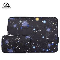 CanvasArtisan Starry Sky Pattern Laptop Bag Set Waterproof Cover Sleeve Case for Macbook Air Pro M1 M2 Thinkpad Acer Dell 11/12/13/14/15 inch with Mouse Charger Bag