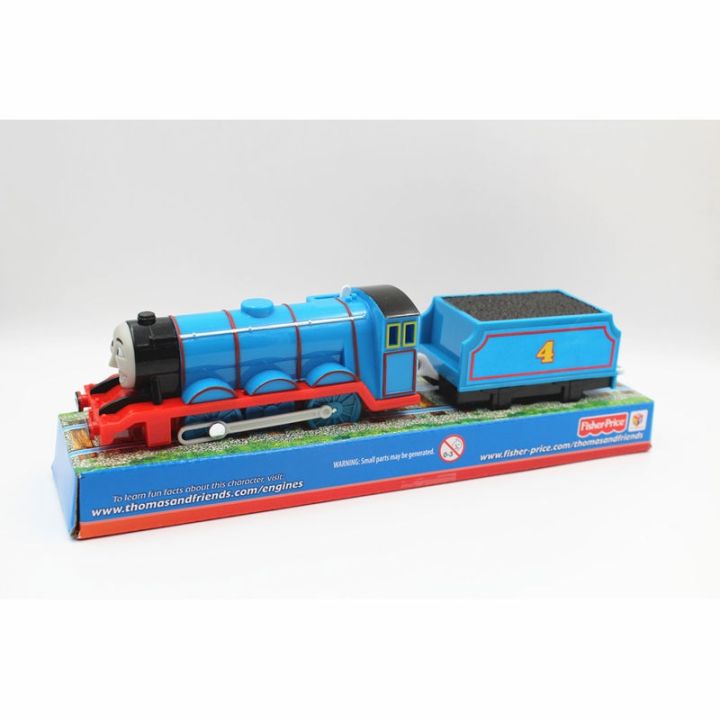 thomas-and-friends-trackmaster-รถไฟฟ้าของเล่น9-10-donald-douglass-black-trains-ของขวัญเด็กชาย20ซม