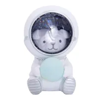 USB Charging Pet Night Light Children Gifts, Creative Cute Pet Spaceman Night Light Home Decoration Kids Gift