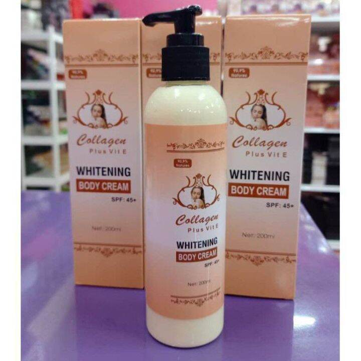 Collagen Plus Vit E & Vit C Whitening Body Lotion 200ml Lazada