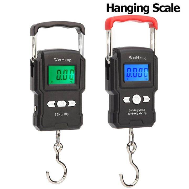 75kg/10g Hanging Scale LCD Digital Scale Electronic Balance Hand Scales