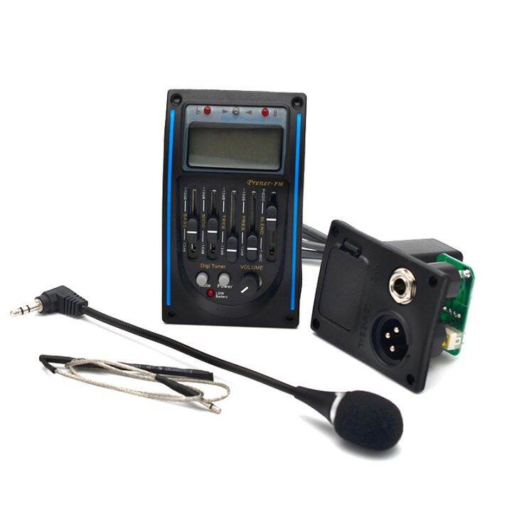 lc-5-4-5-band-acoustic-guitar-preamp-eq-equalizer-pickup-tuner-system-with-micro-phone-pickup-for-acoustic-guitar
