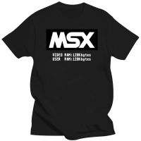 TOP Tees Mens clothing Men dzirt MSX BIOS เสื้อยืดคลาสสิกเสื้อยืด TOP