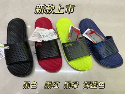Best selling 2023 New Fashion version luofu slipper mens summer home indoor and outdoor wear non-slip mens bath arch support hollow sandals for men