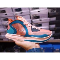 2023 Hot Sale Original✅ NK* Kyri- Low 5 Mens PeachRedBlue Fashion Basketball Shoes [Free Shipping] {Limited Time Offer}