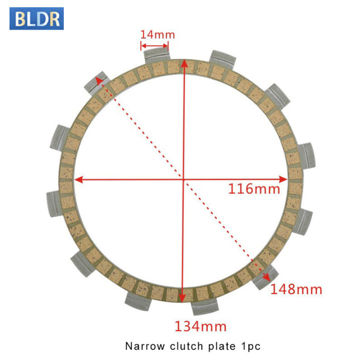 รถจักรยานยนต์ชุดเพลทคลัตช์2la-fzr1000-87-88-fzr1000r-exup-fzr-89-95-gts1000a-4bh-gts1000-gts-1000-93-99