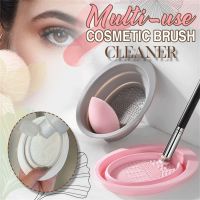 Makeup Powder Collapsible Puff Compression Sponge Silicone For Portable Multi-Use Brush