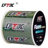 FTK 500m Invisible Fishing Line 0.20mm-0.50mm 4.13LB-34.32LB Speckle Carp Fluorocarbon Line Super Strong Spotted Line Sinking