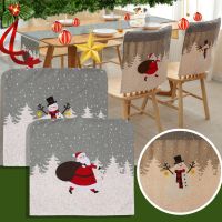 【CW】 Christmas Chair Covers Elastic Stretch Universal Size Dining Chair Cover Case For Kitchen Xmas New Year Decoration t2p