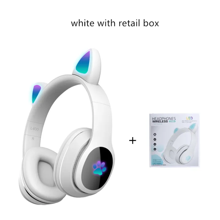 led-cute-cat-ears-wireless-headphones-bluetooth-5-0-gaming-headset-colorful-bluetooth-headset-with-mic-best-gift-for-kids-s