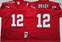 ชุดอเมริกันฟุตบอล New England Patriots 12 56 เสื้อย้อนยุค