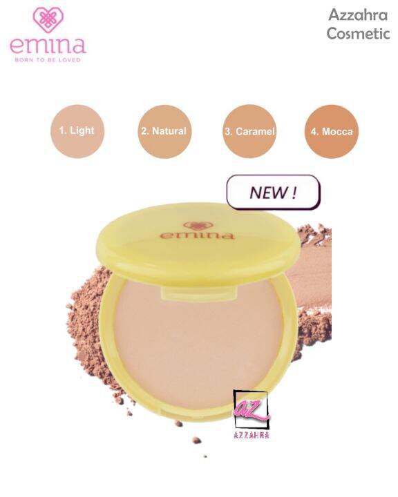 EMINA Daily Matte Compact Powder 11g ( Bedak Padat ) Lazada Indonesia
