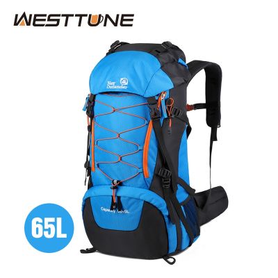 Westtune 65L Waterproof Climbing Backpack Outdoor Hiking Travel Bag Big Capacity Mountaineering Camping Rucksack Trekking Bag