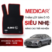 Thảm lót sàn ô tô Medicar xe Hyundai Elantra- chống nước, không mùi