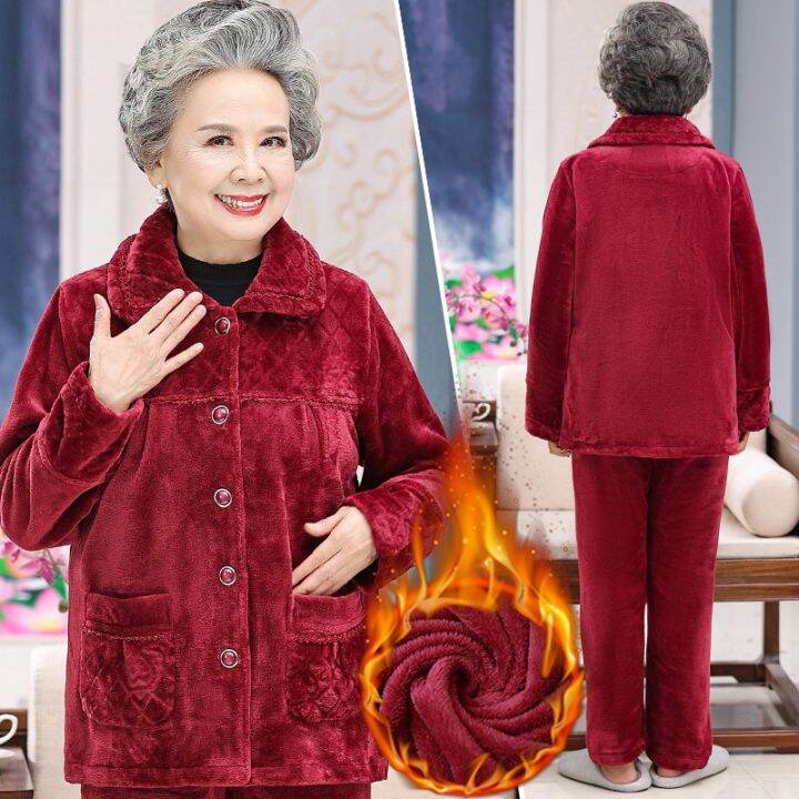 top-the-elderly-pajamas-women-with-velvet-autumn-winter-clothes-flannel-mother-grandma-leisurewear-suit-warm-old-woman