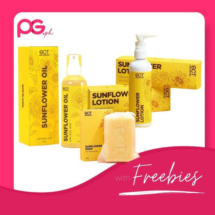 Original Sunflower Oil with Kojic Acid Sunflower Lotion Sunflower Serum