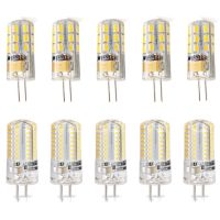 G4สปอตไลท์ LED 10ชิ้น/ล็อต5W 7W 9W หลอดไฟ AC DC 12V 220V โคมไฟ LED SMD 3014โคมไฟระย้าอะไหล่โคมไฟฮาโลเจนสีขาวอุ่น/เย็น