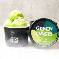 CityFresh ไอศกรีมซอร์เบต์ สูตร Green Oasis Premium Sorbet