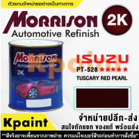 [MORRISON] สีพ่นรถยนต์ สีมอร์ริสัน อิซูซุ เบอร์ PT-528 ***** ขนาด 1 ลิตร - สีมอริสัน ISUZU.