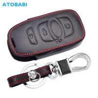 ✺☾ Leather Car Key Case For Subaru BRZ Forester Legacy Outback WRX WRX STI Impreza XV Crosstrek Smart Keyless Remote Cover Keys Bag