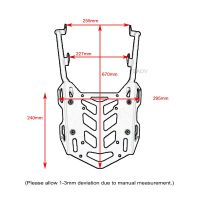 กล่องใส่ชั้นวางสัมภาระด้านหลังสำหรับรถจักรยานยนต์ยามาฮ่า MT09 MT 09 MT-09 FZ09 2021 2022กล่องด้านบนชั้นวางของตัวยึดลำตัวรองรับ