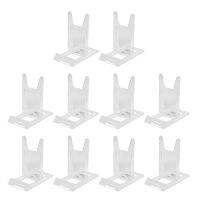 10pcs Clear Acrylic Plaque Display Stand Adjustable Bracket Holder for Plate Photo Frames Phone Business Card Holders