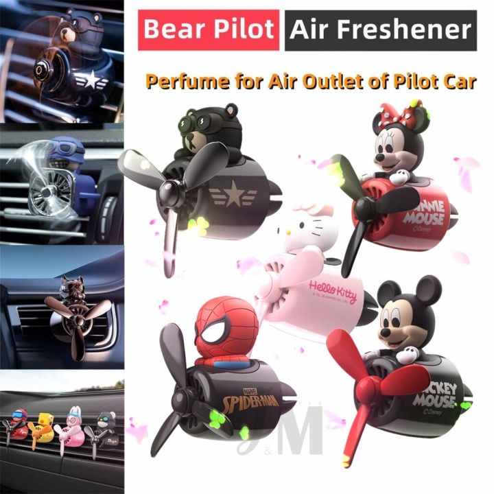 Car Air Freshener Teddy Bear Pilot Car Air Freshener Air Outlet
