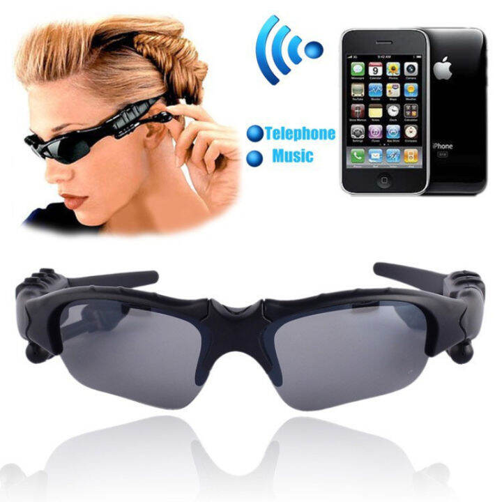 แจกหูฟังไร้สายบลูทูธ-แว่นอัจฉริยะ-มีไมค์-mp3-player-พร้อมบลูทูธ-smart-glasses-bluetooth5-0-แว่นตาบลูทู-ธ-หูฟังบลูทูธไร้สาย-รับสาย-วางสาย-กันน้ำ-ฟรี