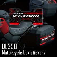 สติกเกอร์กล่องด้านข้างรถจักรยานยนต์สำหรับ Suzuki Vstrom Dl250 V-Strom250สติกเกอร์กันน้ำอุปกรณ์เสริม3M