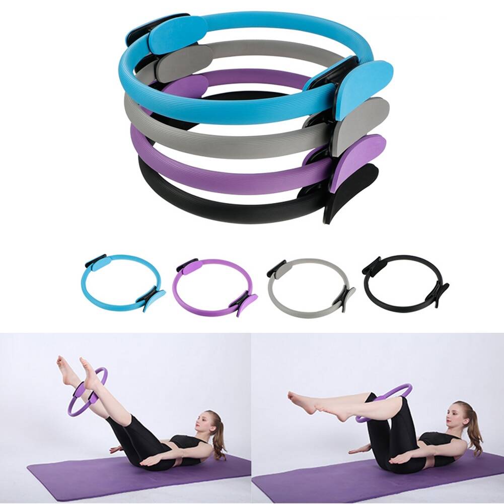 Resistance Pilates Rings Circle Gymnastic Aerobic Fitness Handle Sport Yoga Ring 