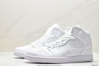 [New] 【พร้อมส่งของแท้?/ รุ่นนี่ใส่ตรงไซส NIKE Air Jordan 1 Retro Mid White Camo AJ1 แฟชั่น รองเท้ากีฬา（สินค้าพร้อมกล่อง อุปกรณ์ครบ จัดส่งฟรี）