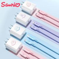 SANRIO สายชาร์จโทรศัพท์มือถือ จัดส่งจากประเทศไทย Fast Charge 20W  Kuromi Cinnamoroll My Melody Hello Kitty  สายชาร์จ หัวชาร์จ หัวชาร์จคุณภาพสูง