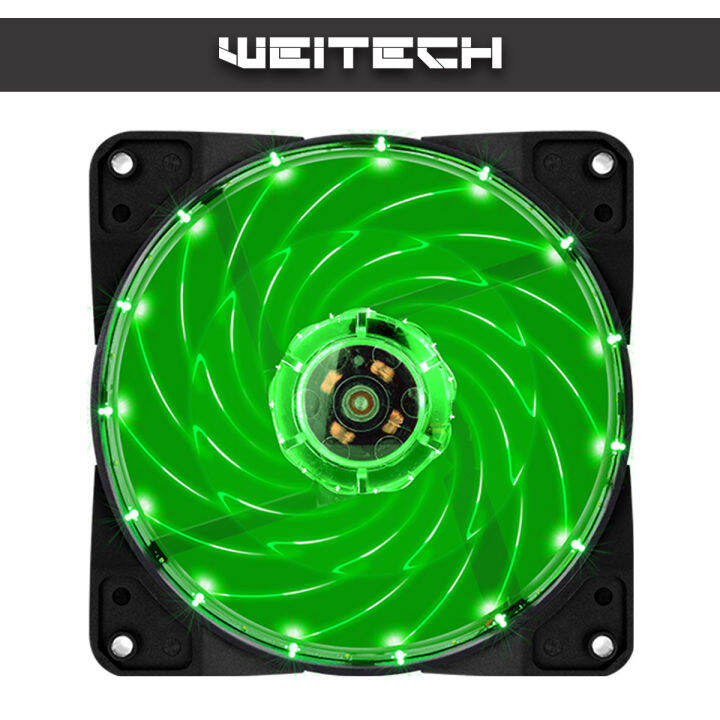 WeiTech CPU Led Fan 120mm Case Chassis Cooling Ring LED Fan CPU Cooler ...