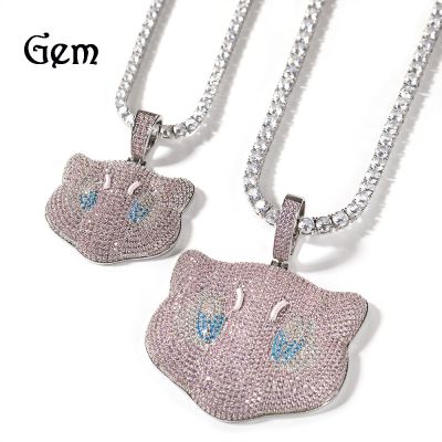 [COD] The new ancient cute hip-hop copper inlaid zircon dream pendant mens European and personality fashion cartoon wholesale