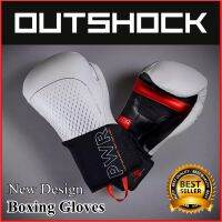 นวม นวมชกมวย OUTSHOCK Boxing Gloves รุ่นใหม่ N500 สวมใส่สบายทนทานต่อแรงเสียดสี  Boxing Gloves OUTSHOCK NEW DESIGN N500