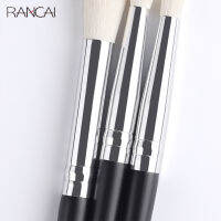 Hot RANCAI แปรงแต่งหน้า3ชิ้นชุดอายแชโดว์จมูกเงาผมนุ่มใบหน้าเครื่องสำอางผสม Smudge Shader แปรงความงามชุดเครื่องมือ