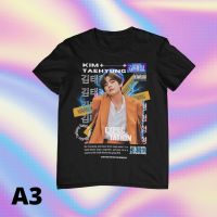 เสื้อยืดพรีเมี่ยม Kim TAEHYUNG V BTS เสื้อยืดโดย CUSTOM.IN เสื้อยืด sale คอกลมเสื้อยืด