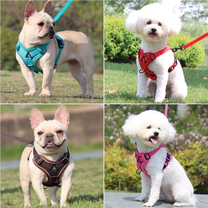 dog-harness-with-1-5m-traction-leash-set-no-pull-dog-vest-strap-adjustable-reflective-breathable-harness-for-dogs-puppy-and-cats