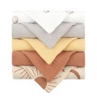 ✸ 5PCS Baby Towel Set High Absorb Handkerchief Burp Cloth Newborns Soft Bath Towel