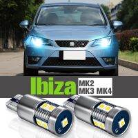 2X ไฟจอด LED อุปกรณ์เสริมโคมไฟกวาดล้างสำหรับที่นั่ง Ibiza MK3 MK2 6L 6K 6J MK4 6K 1993-2016 2008 2009 2010 2011 2013 2012