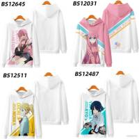 AM Bocchi The Rock Hoodie Long Sleeve Top Anime Casual Loose Sweatshirt Unisex Pullover Gotou Hitori Kita Ikuy Hoody Oversize MA