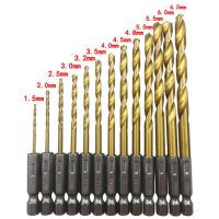 อเนกประสงค์13ชิ้น Set Mata Bor HSS Hex Shank 1 5มม. 6 5มม. สำหรับอุปกรณ์โครงงาน DIY