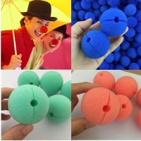 【hot】☾☍  Fun Foam Circus Clown Nose Fontes Comic Party Acessórios de Halloween Traje vestido mágico 5cm 10pcs