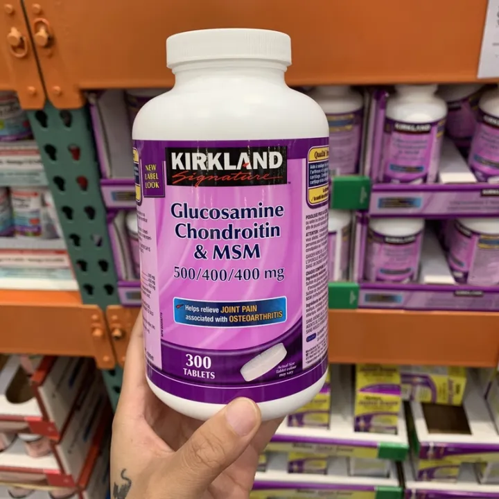 จุดแคนาดา Kirkland Kelan Glucosamine ความแข็งแรงของกระดูก Chondroitin