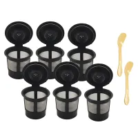 Reusable K Cups for Keurig,Universal Refillable Kcups Coffee Filters for K-Supreme and K-Supreme Plus for Keurig 1.0&amp;2.0