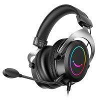 【DT】hot！ Headset with Stereo Sound/Detachable MIC/RGB/Line ControlOver-Ear Headphone for PS4 PS5 Xbox -AMPLIGAME