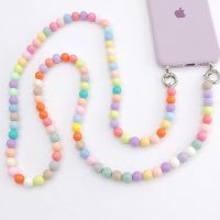 Beads Pearls Long Universal Phone Strap Charm 120cm Mobile Phone Accessories Adjustable and Detachable Fashion Bag Chain NEW