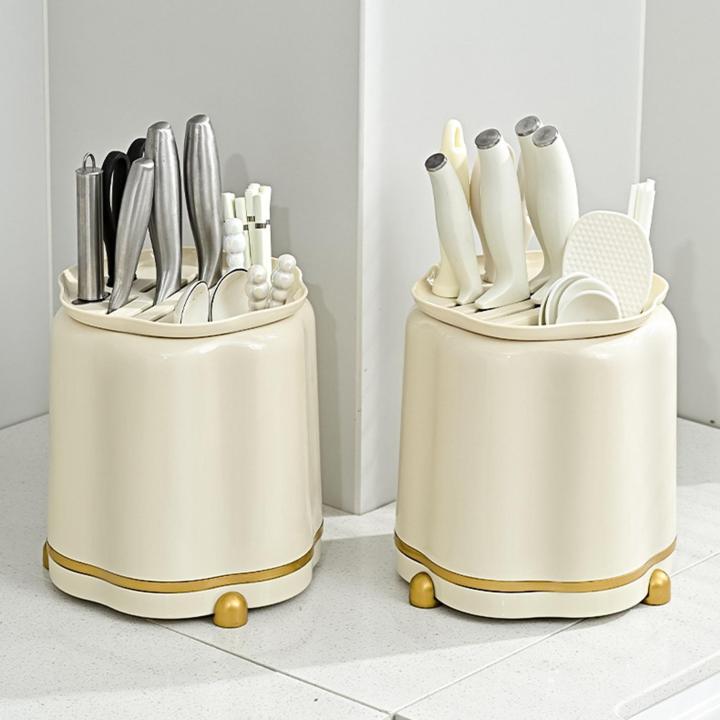 wdclever-อุปกรณ์เก็บของเคาน์เตอร์ห้องครัวบล็อกมีเอนกประสงค์สำหรับมีดภัตตาคาร